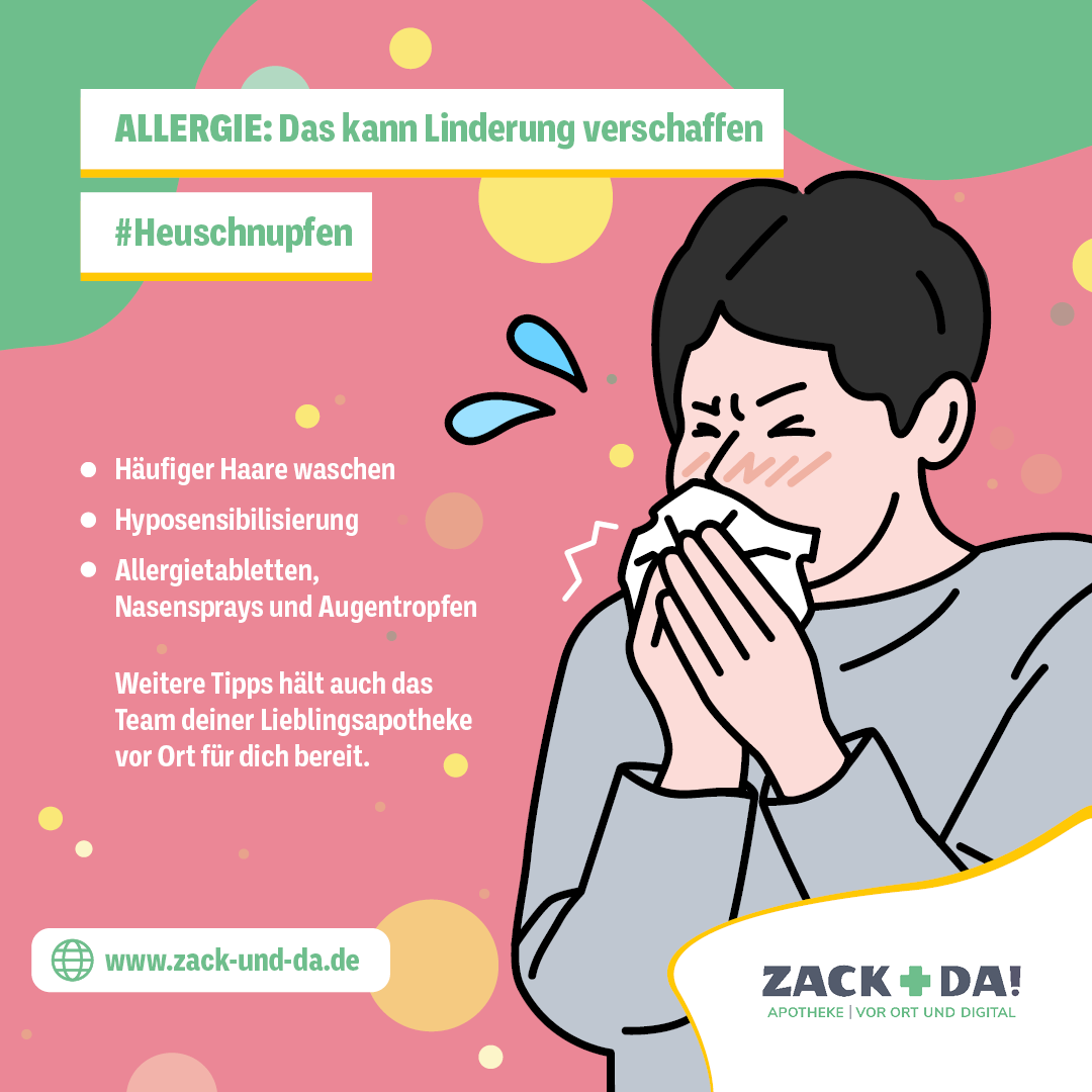 Allergie: Das kann Linderung verschaffen